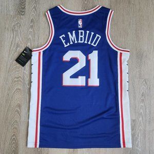 Philadelphia 76ers Joel Embiid Nike Swingman Jersey Men's Size Medium